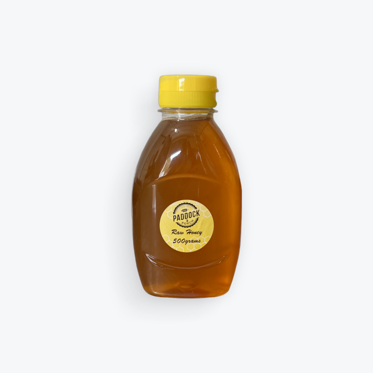 raw honey in squeeze bottle