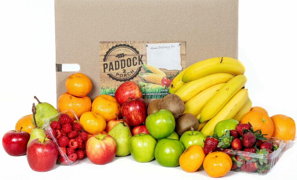 grab and go small seasonal fruit box