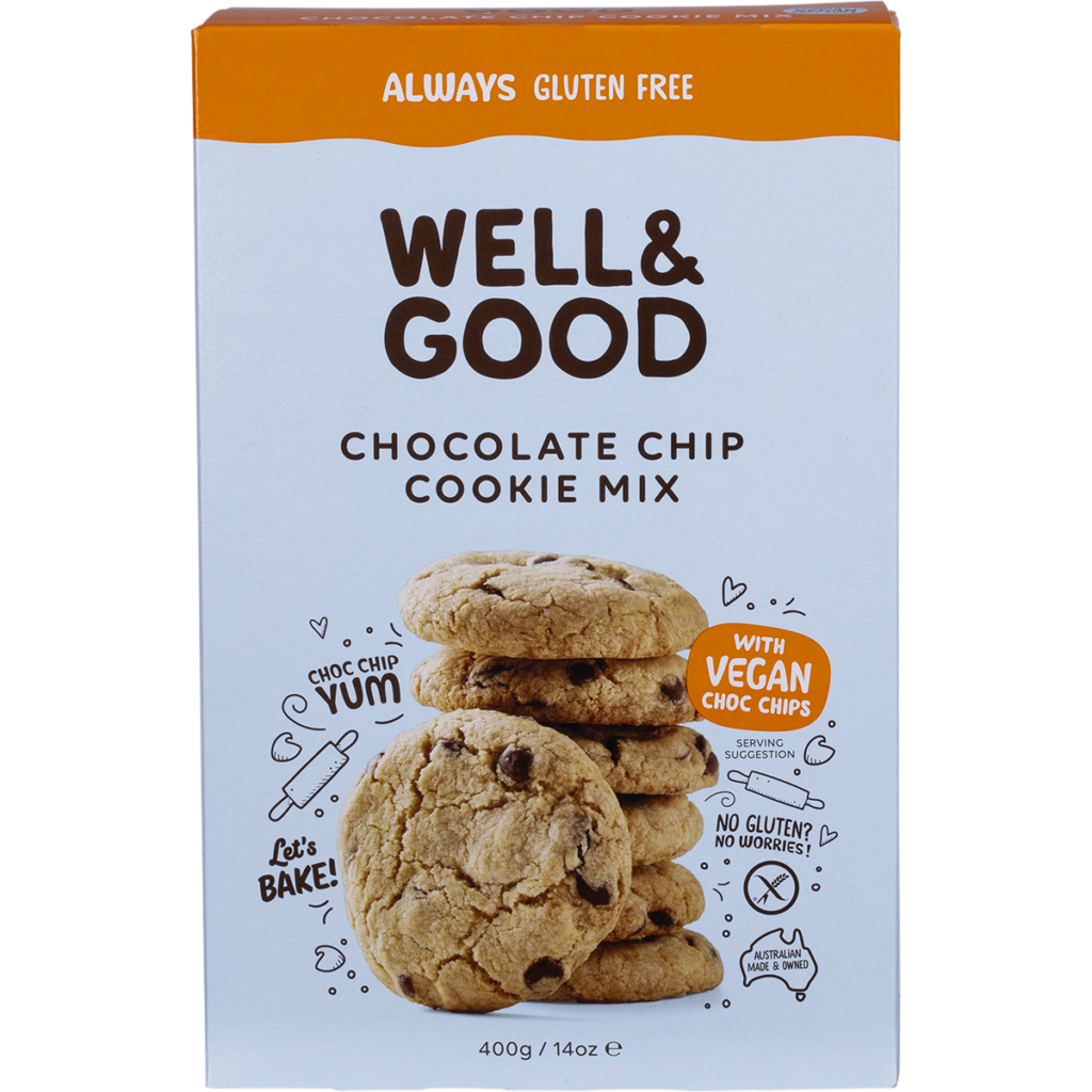 Well & Good chocolate chip cookie mix