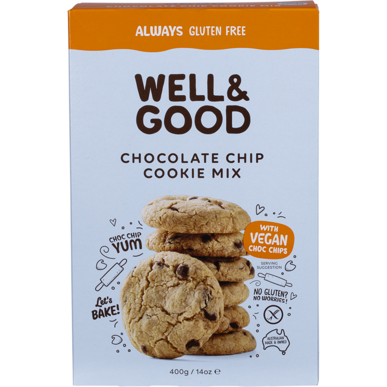 Well & Good chocolate chip cookie mix