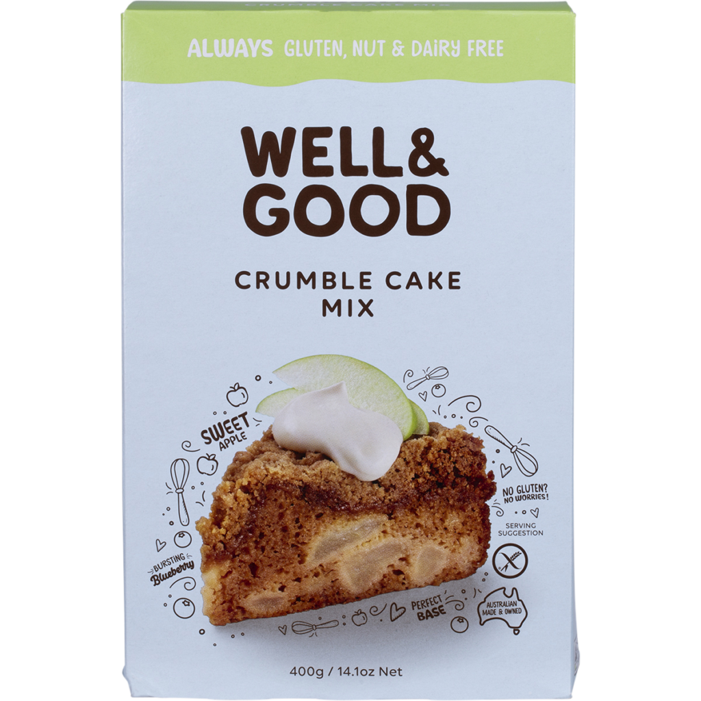 Well & Good crumble cake mix