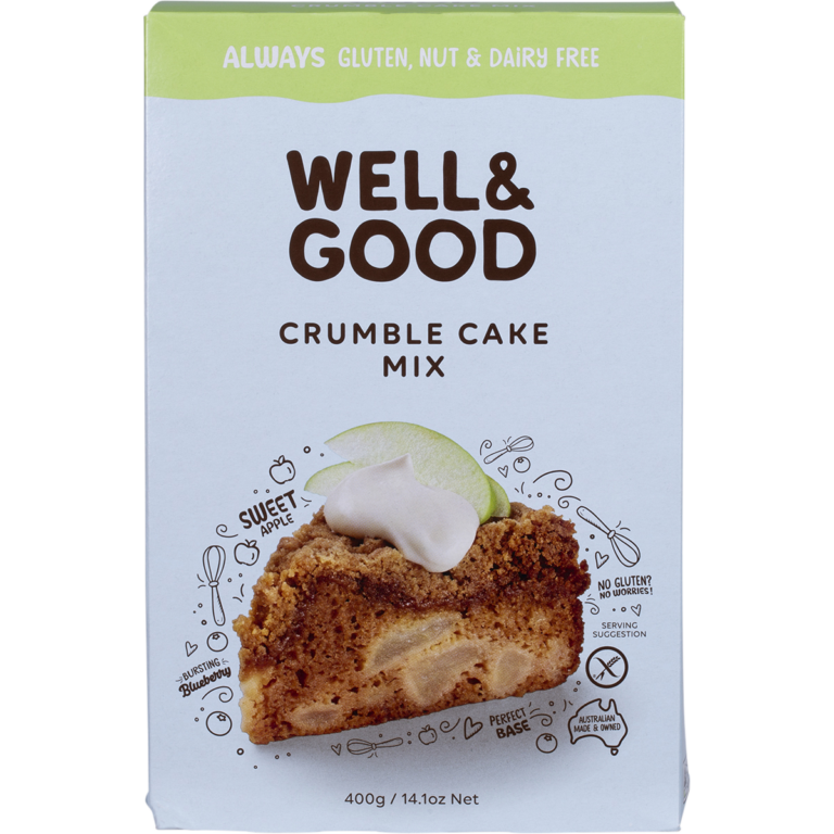 Well & Good crumble cake mix
