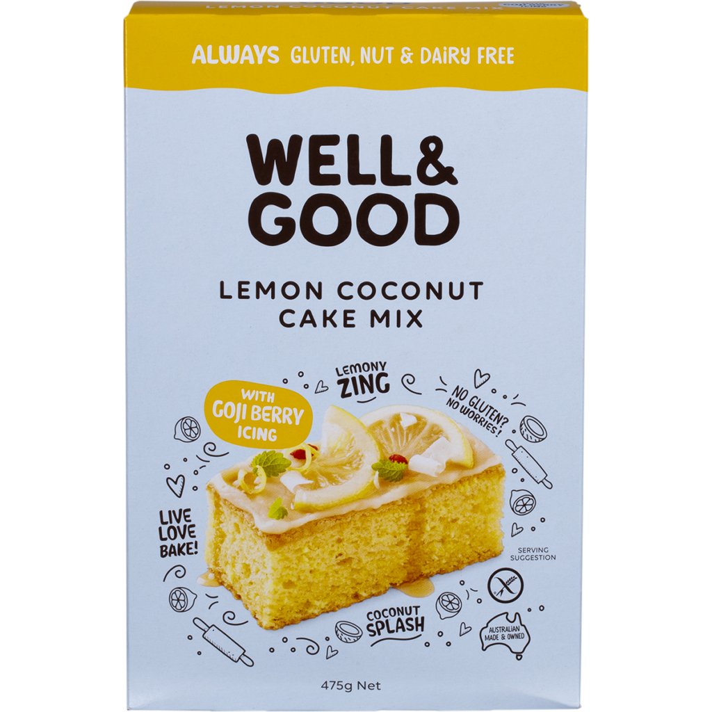 Well & Good Lemon Coconut Cake Mix