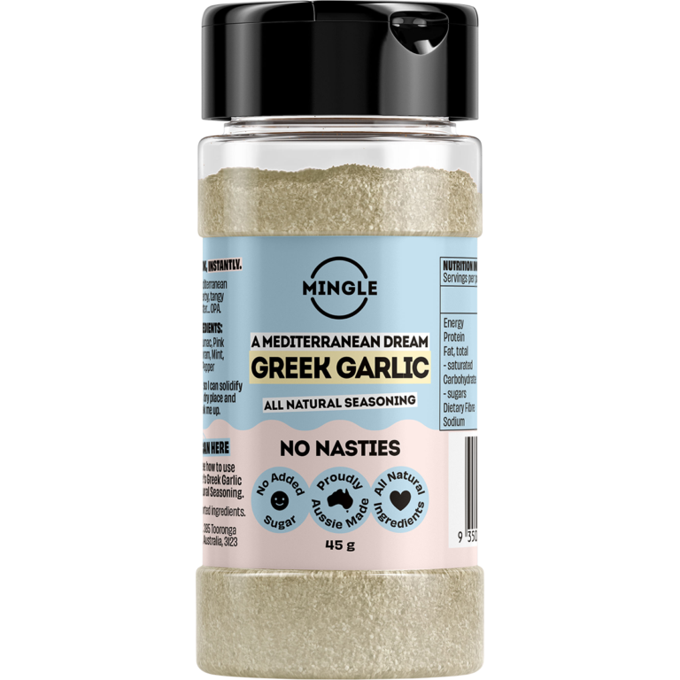 mingle greek garlic