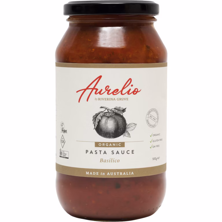 Aurelio Basilico Organic Pasta Sauce
