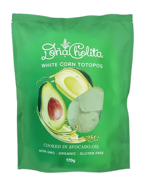 Dona Cholita White Corn Totopos  - Avocado Oil 170g
