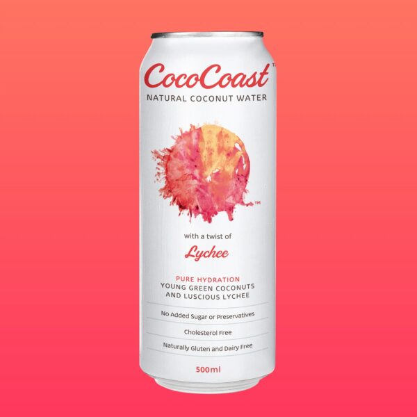 Lychee Coconut Water (500ml) Coco Coast